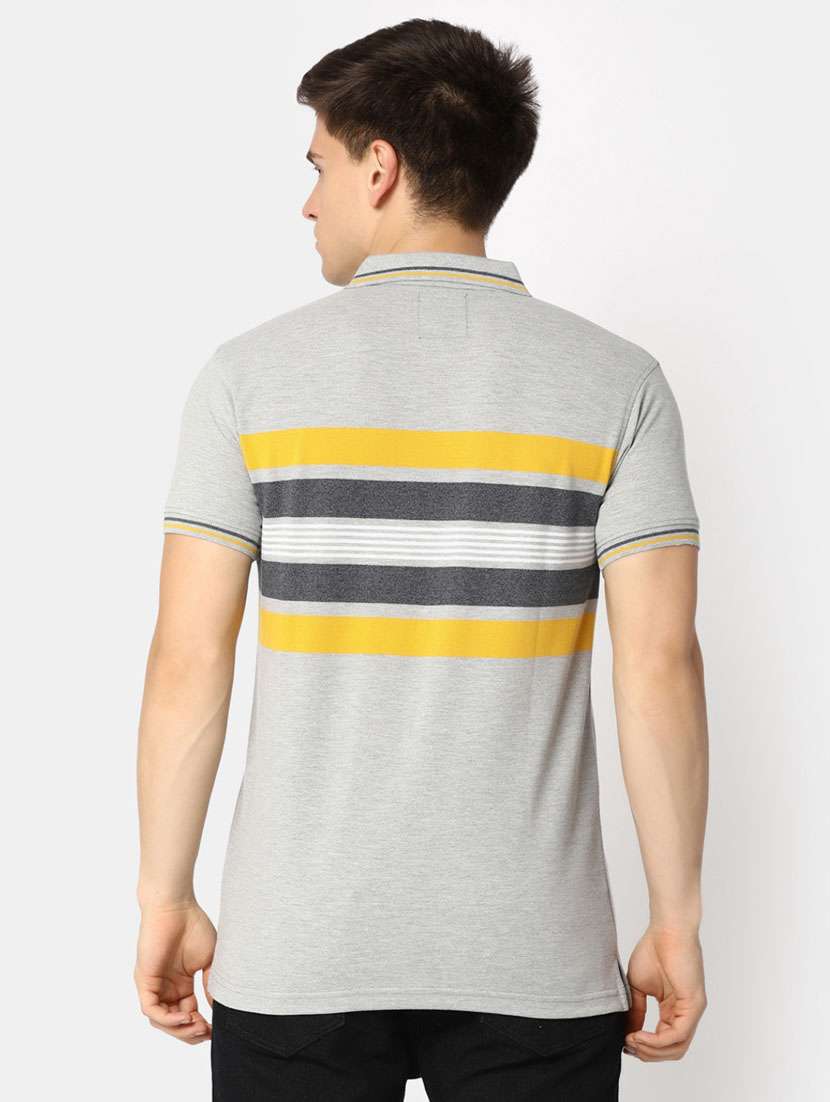 men short sleeved striped t-shirt - 20669999 -  Standard Image - 3