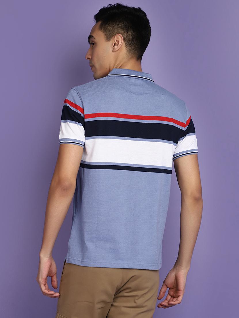 men stripes short sleeves t-shirt - 20670102 - Standard Image - 3