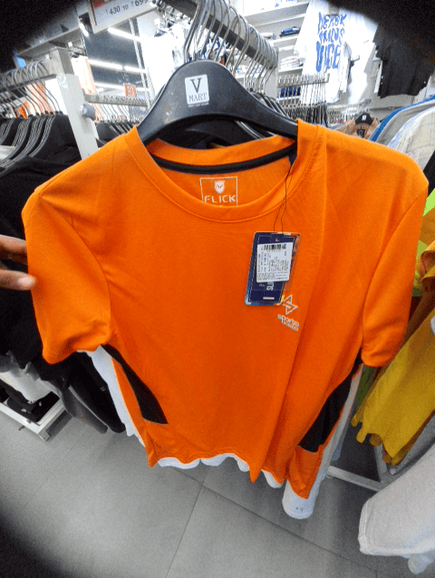 orange polyester tshirt - 20671182 - Standard Image - 0