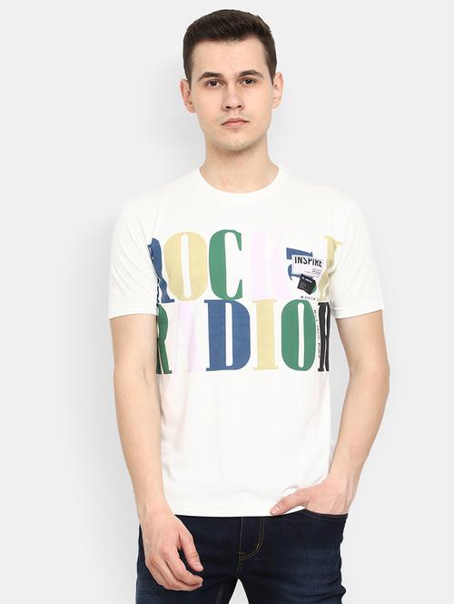 men front print short sleeves t-shirt - 20671710 -  Standard Image - 0