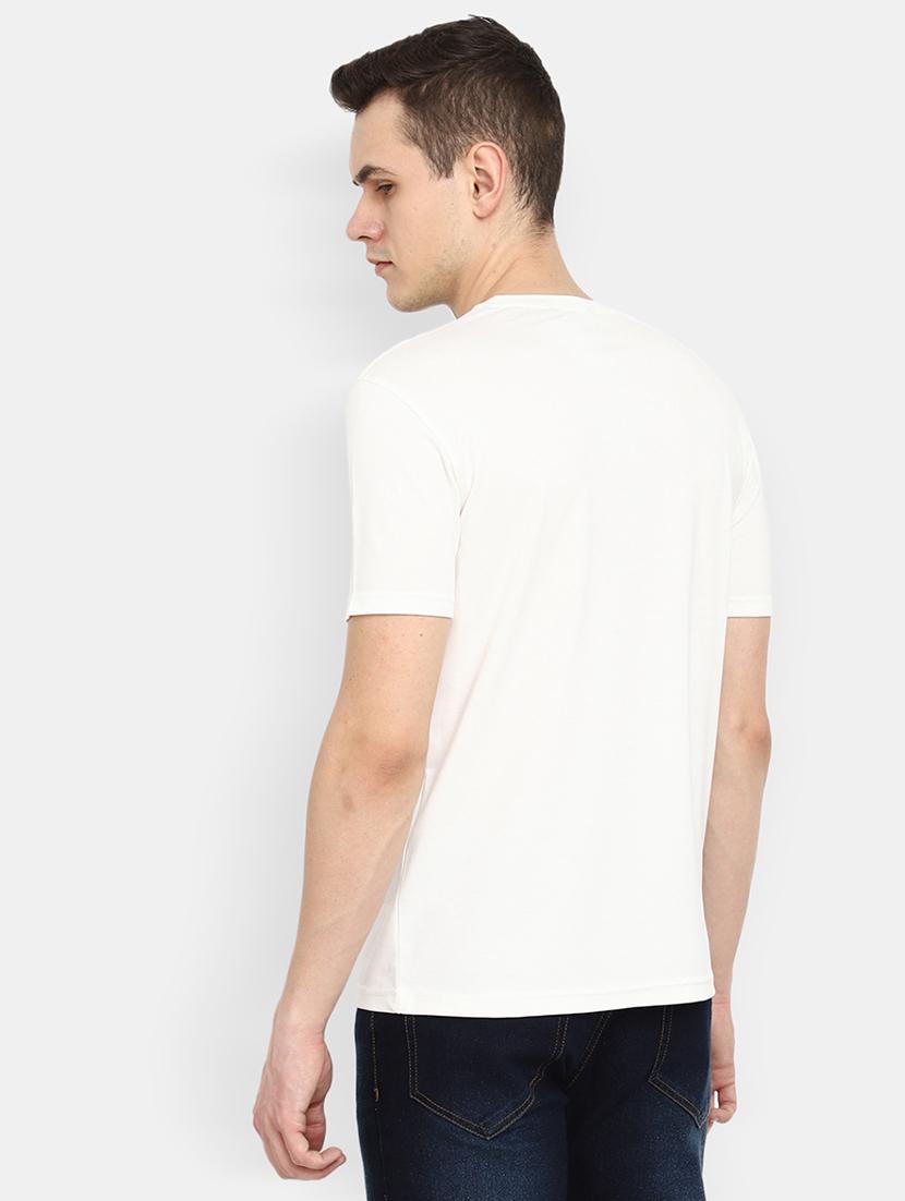 men front print short sleeves t-shirt - 20671710 - Standard Image - 3