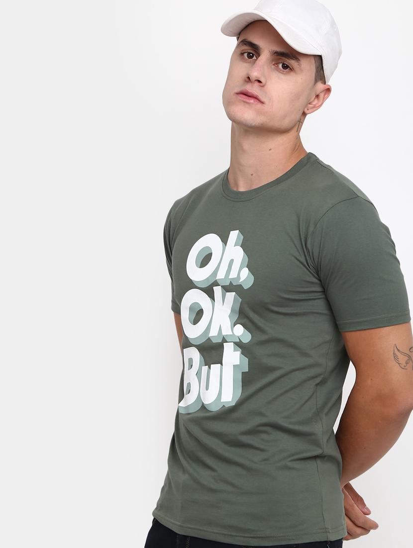 green front printed regular t-shirt - 20672447 - Standard Image - 3