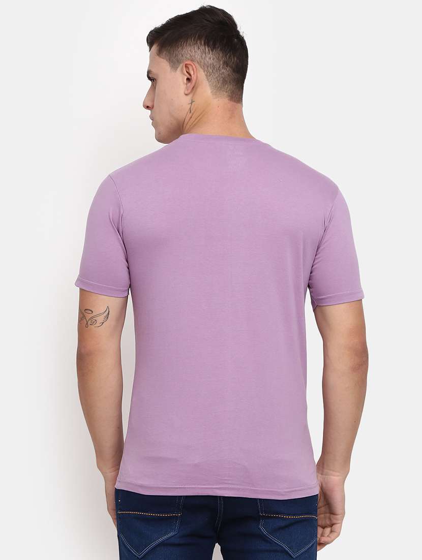 lavender front printed regular t-shirt - 20672451 -  Standard Image - 3