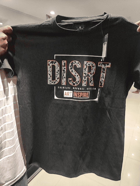 dark grey poly cotton tshirt - 20672963 - Zoom Image - 0