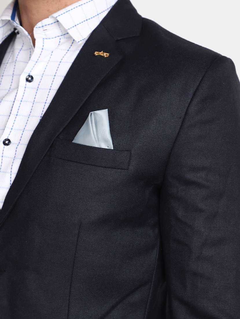 men solid single breasted casual blazer - 20673210 -  Standard Image - 5