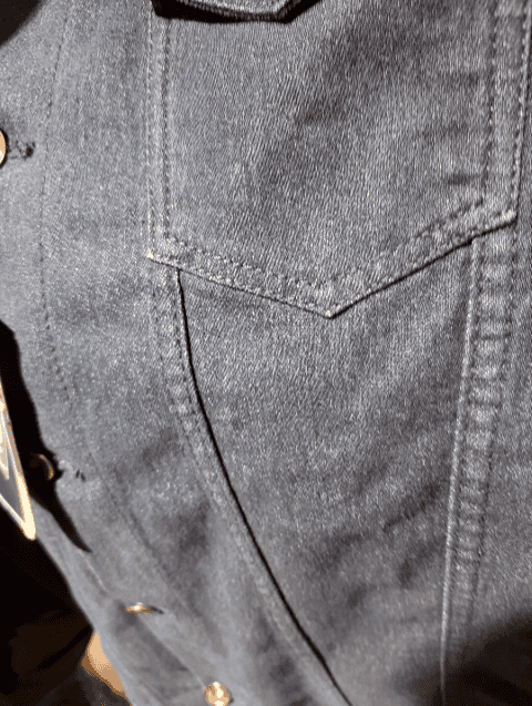 dark blue denim casual jacket - 20673275 - Zoom Image - 0