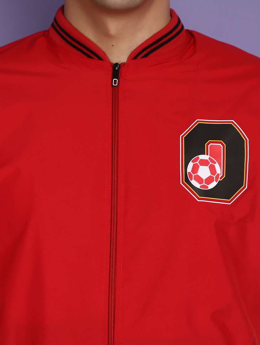 men color block long sleeve varsity jacket - 20673384 -  Standard Image - 5