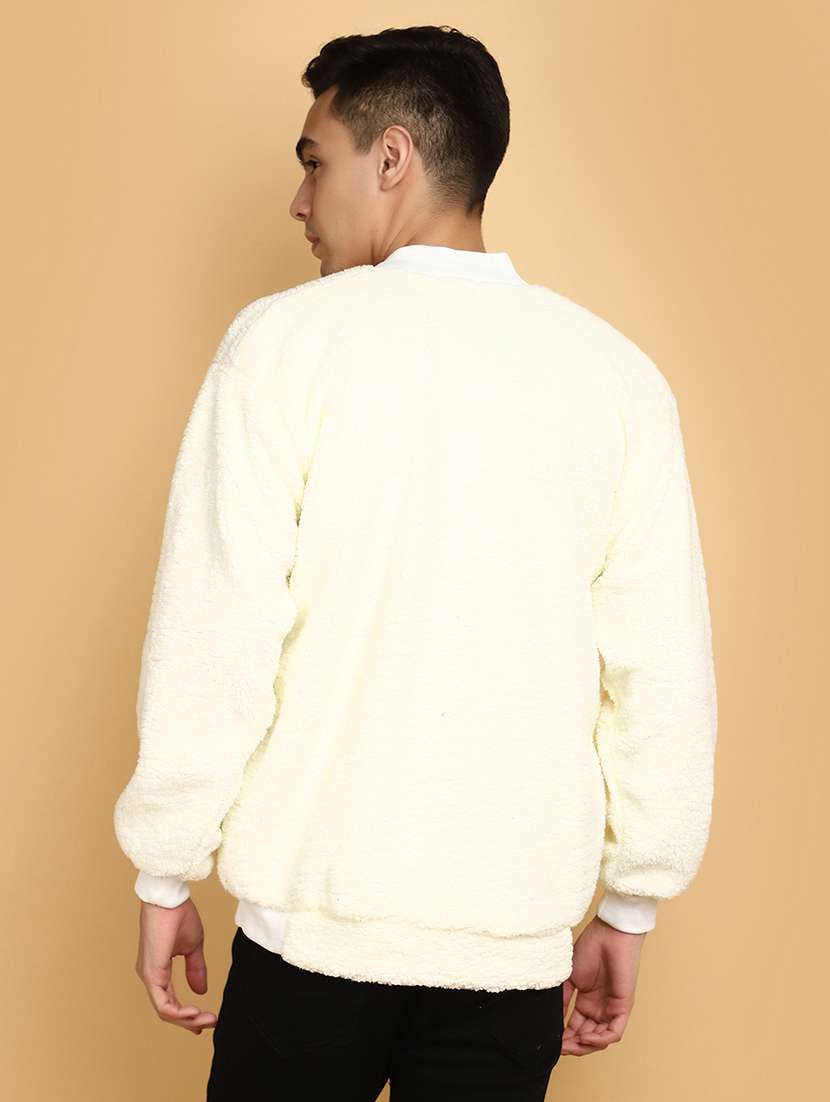 white cotton casual jacket - 20673554 -  Standard Image - 3