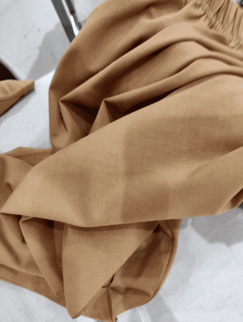 dark beige cotton lycra churidars & leggings - 20674995 -  Zoom Image - 0