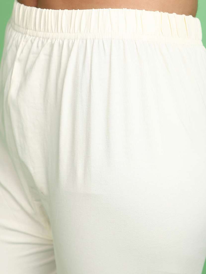 women mid rise solid legging - 20675020 -  Standard Image - 5