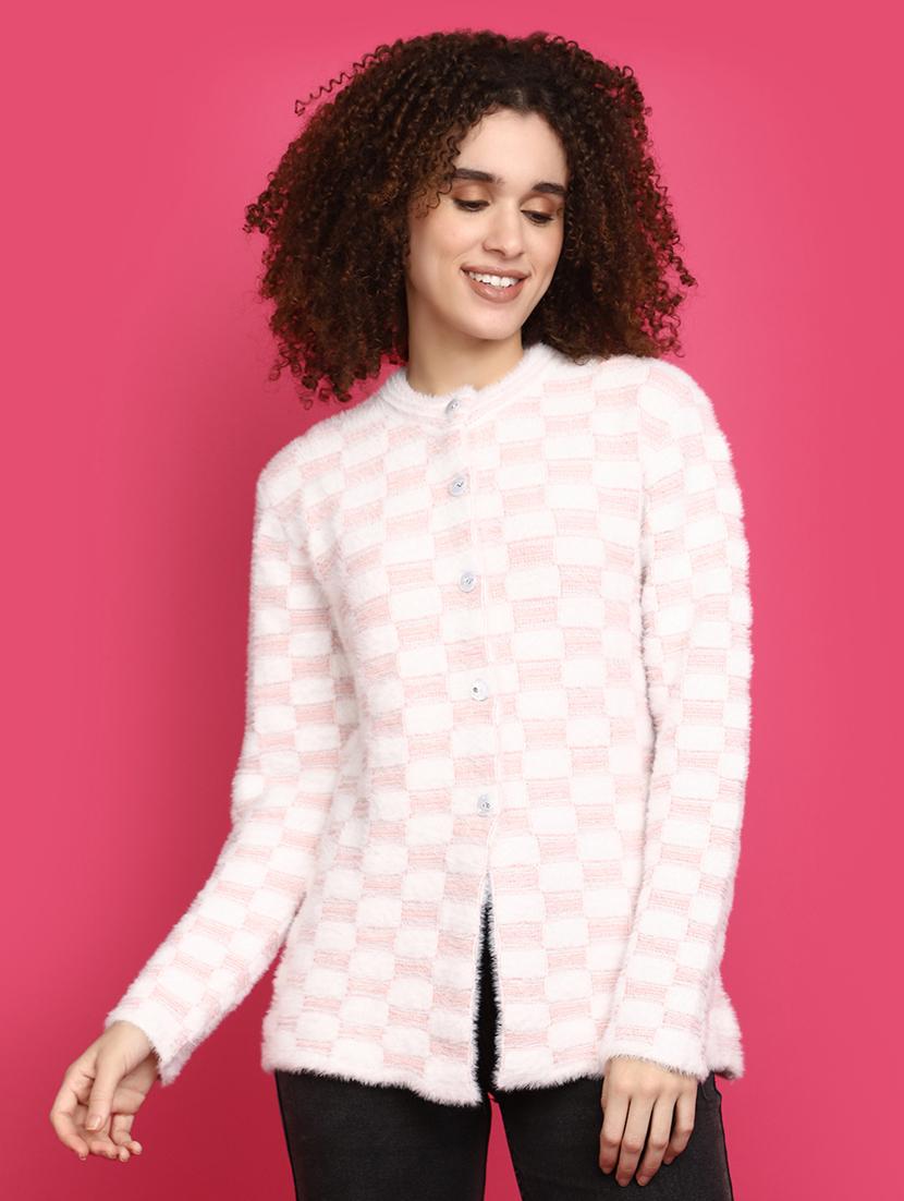 women white long sleeves cardigans - 20676787 -  Zoom Image - 0