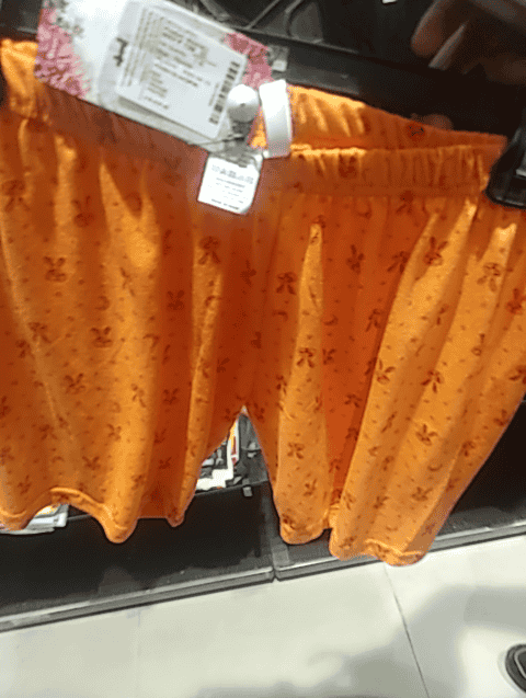 orange single jersey shorts - 20680101 - Standard Image - 0