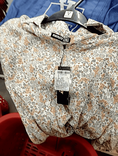 off white rayon shirt - 20680295 - Standard Image - 0