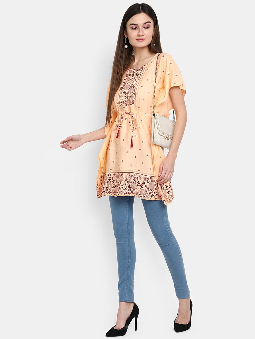 pink rayon regular top - 20681696 - Standard Image - 3