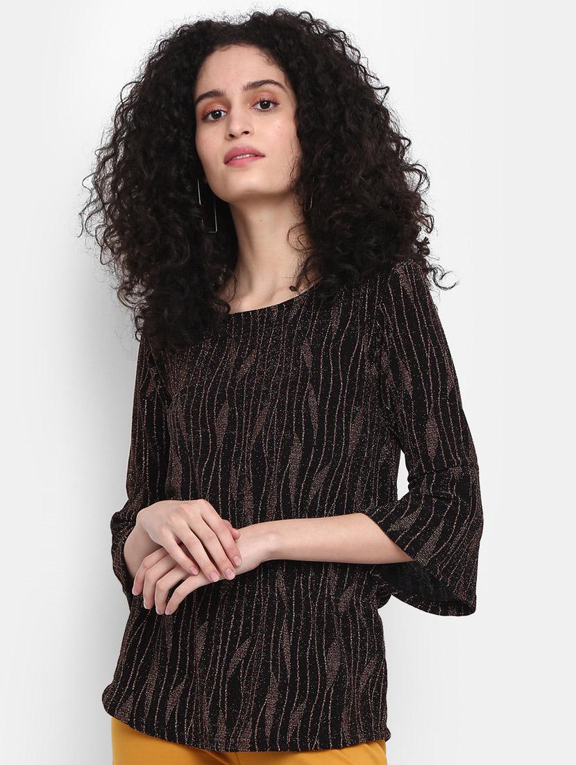 brown cotton regular top - 20681966 - Zoom Image - 0