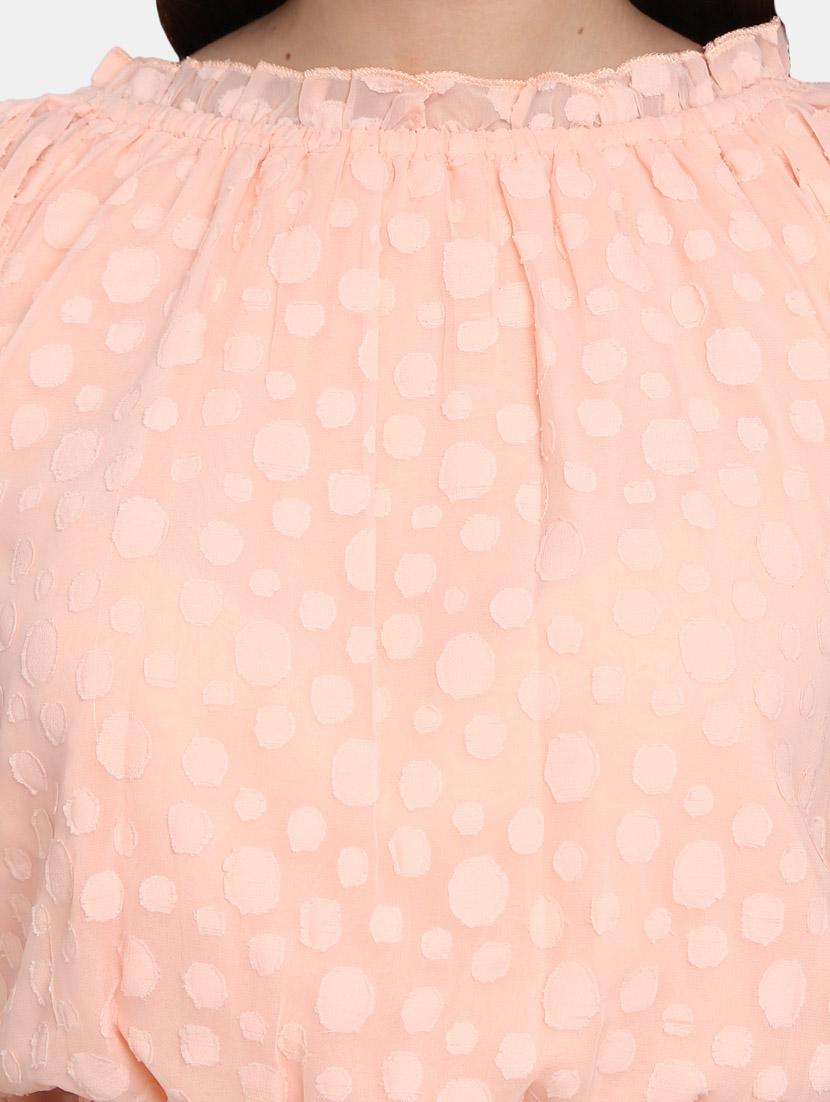 pink cotton a line top - 20681988 - Standard Image - 5