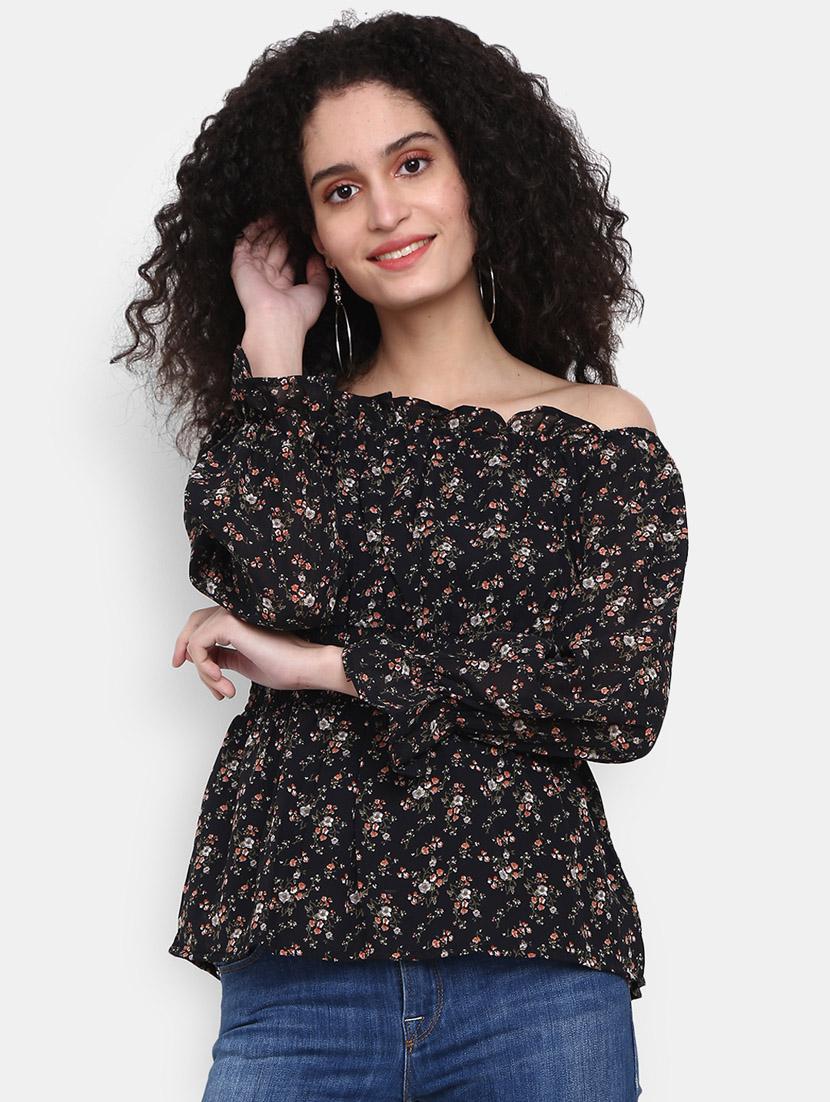 black cotton a line top - 20682010 -  Zoom Image - 0