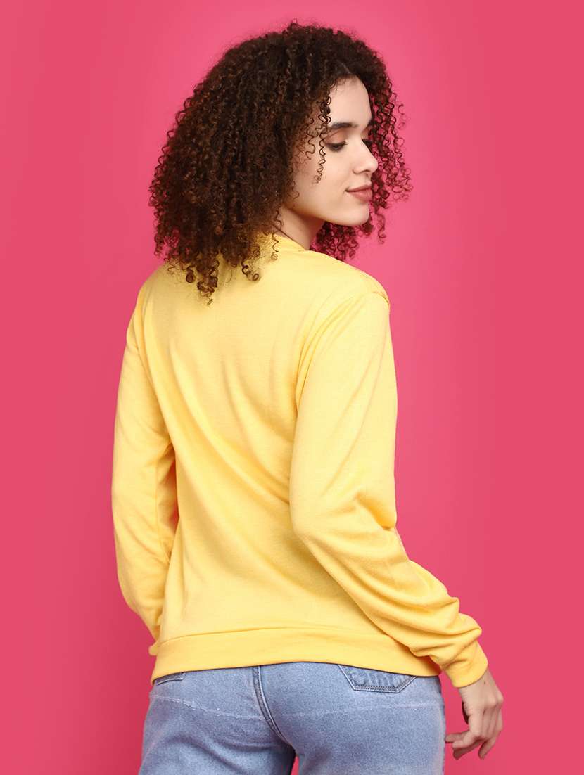 women round neck printed pullover - 20682293 -  Standard Image - 3