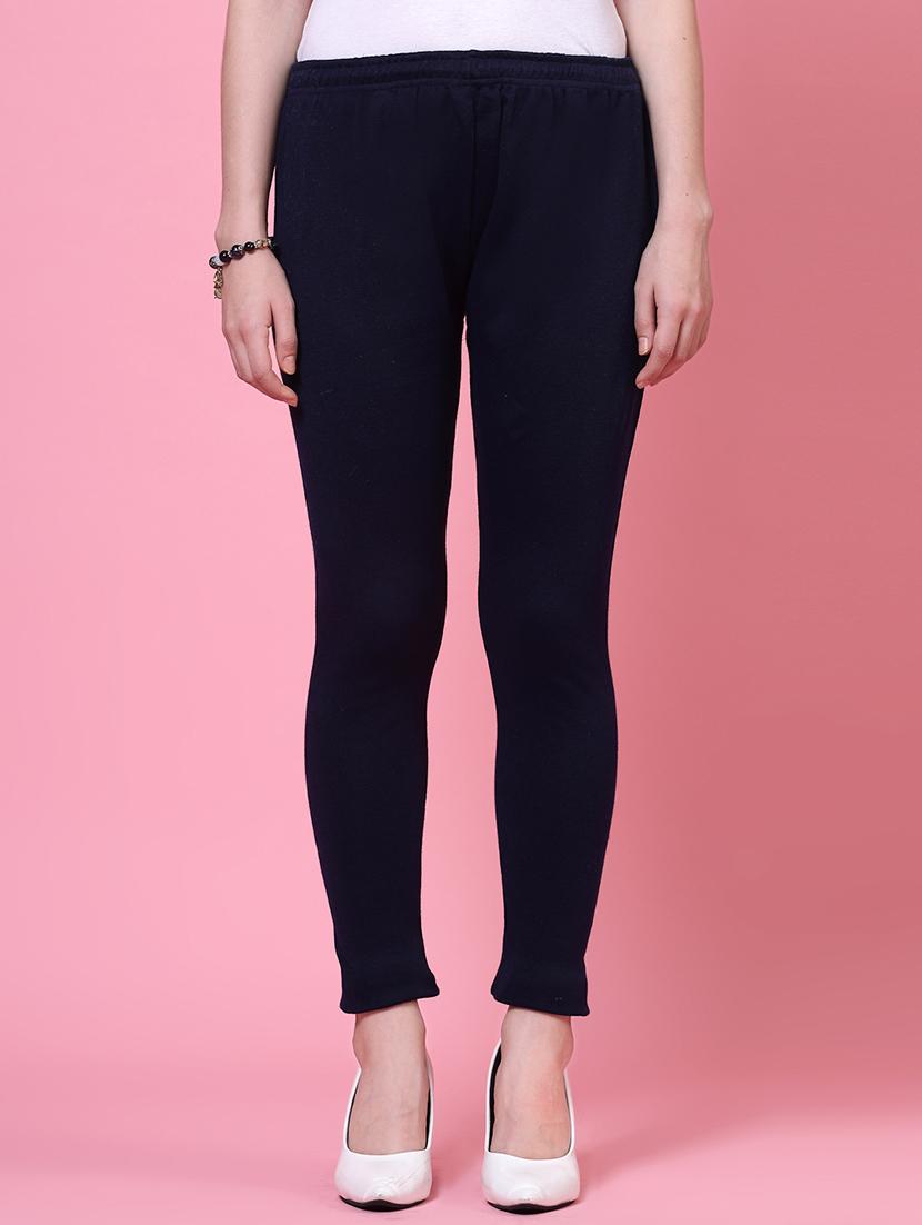 women pack of 2 multicolored solid leggings - 20683314 - Standard Image - 3
