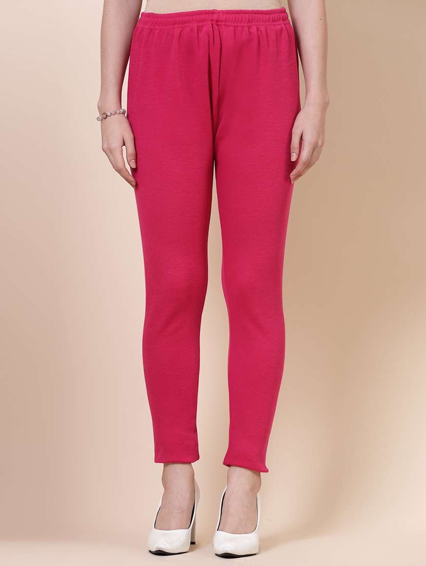 women set of 2 mid-rise multicolored full length leggings - 20683315 -  Standard Image - 3