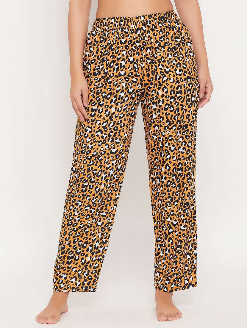 woman animal print pajama 