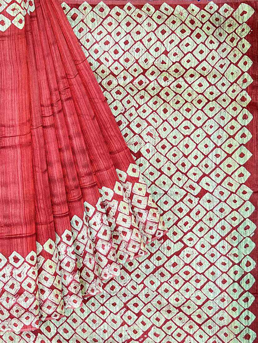 women red handloom saree with blouse - 20684222 -  Standard Image - 5