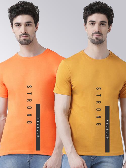 men pack of 2 printed t-shirts - 20684260 - Standard Image - 0