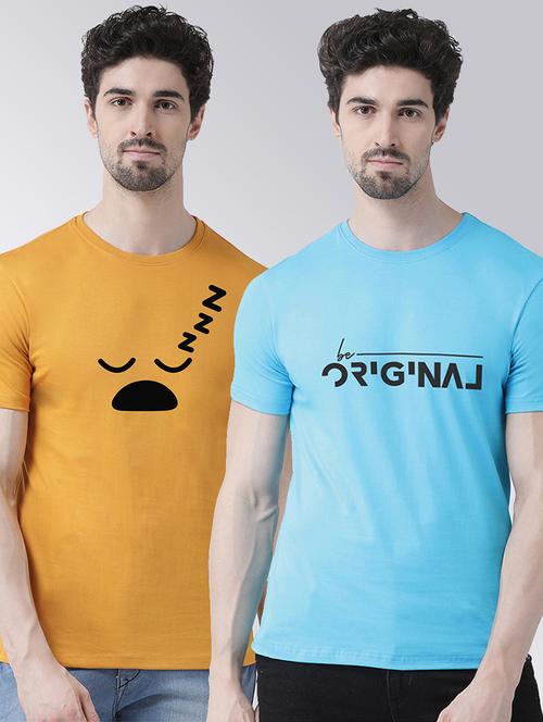 pack of 2 multi colored t-shirt - 20684300 -  Standard Image - 0