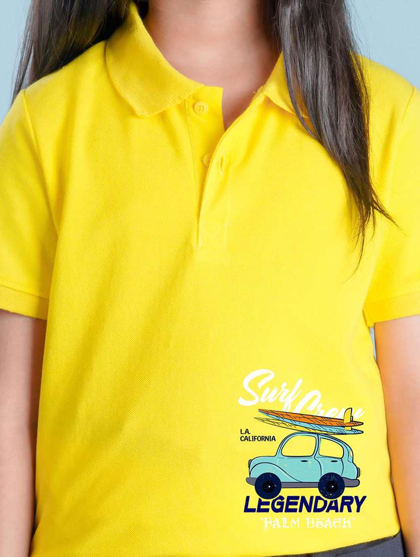 girls placement print cotton tee - 20684379 - Standard Image - 3