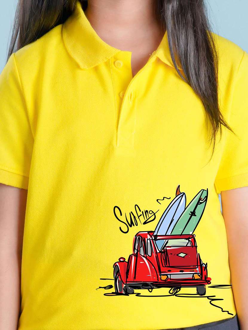 girls placement print cotton tee - 20684383 - Standard Image - 3