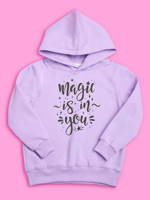 lavender hooded neck sweatshirts - 20684842 -  Standard Image - 0