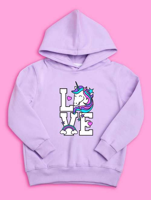 lavender hooded neck sweatshirts - 20684848 -  Standard Image - 0