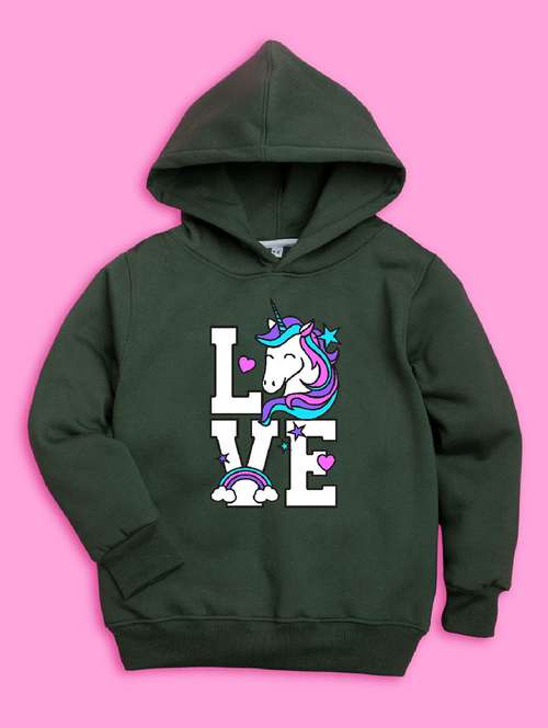 green hooded neck sweatshirts - 20684849 -  Standard Image - 0