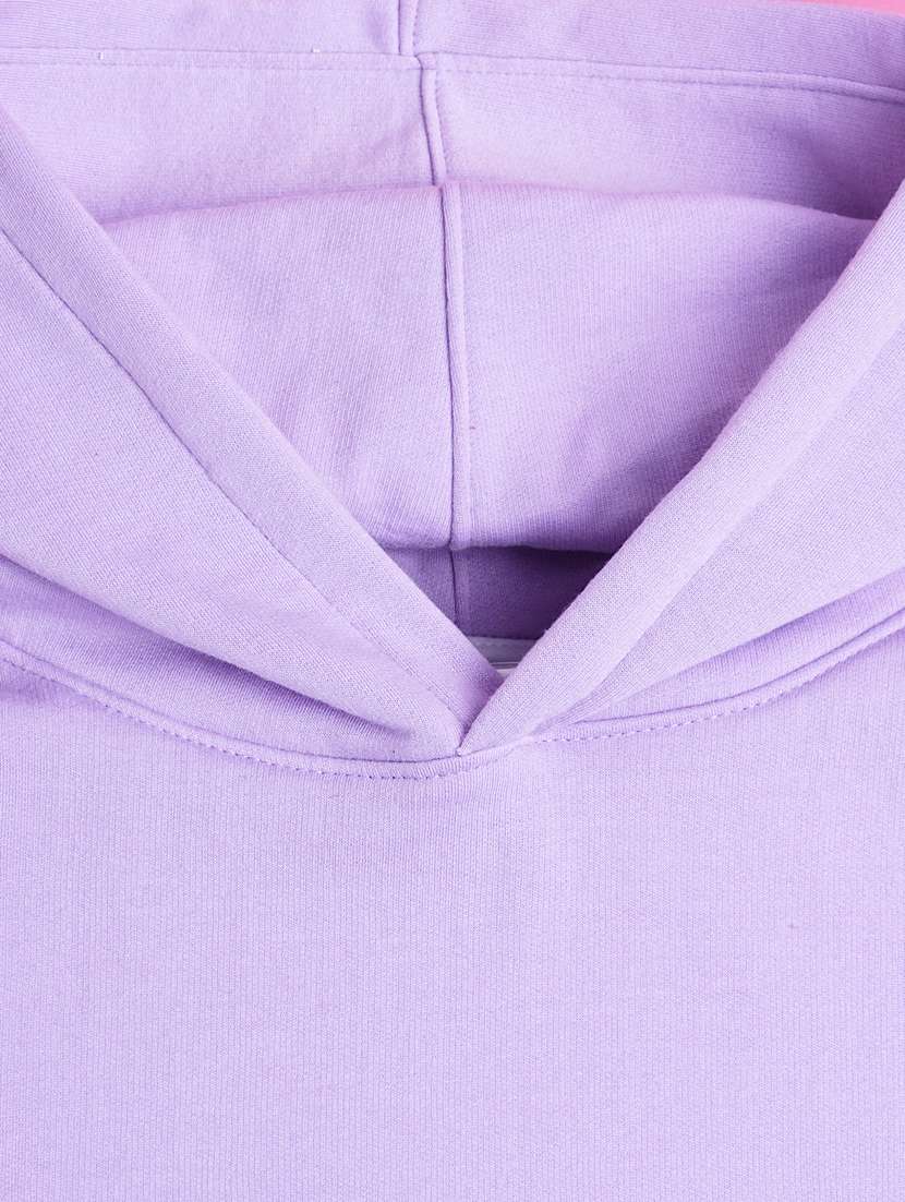 lavender hooded neck sweatshirts - 20684856 -  Standard Image - 3