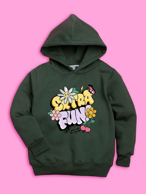 green hooded neck sweatshirts - 20684877 -  Standard Image - 0