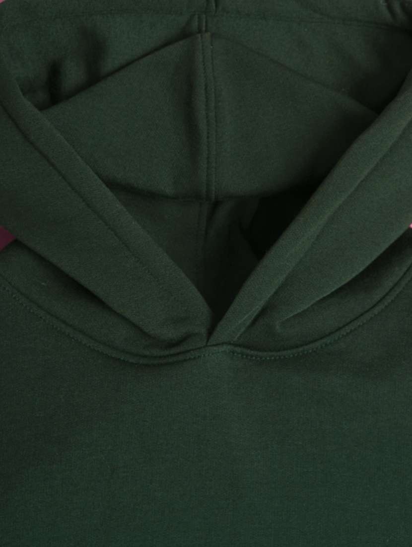 green hooded neck sweatshirts - 20684877 -  Standard Image - 3