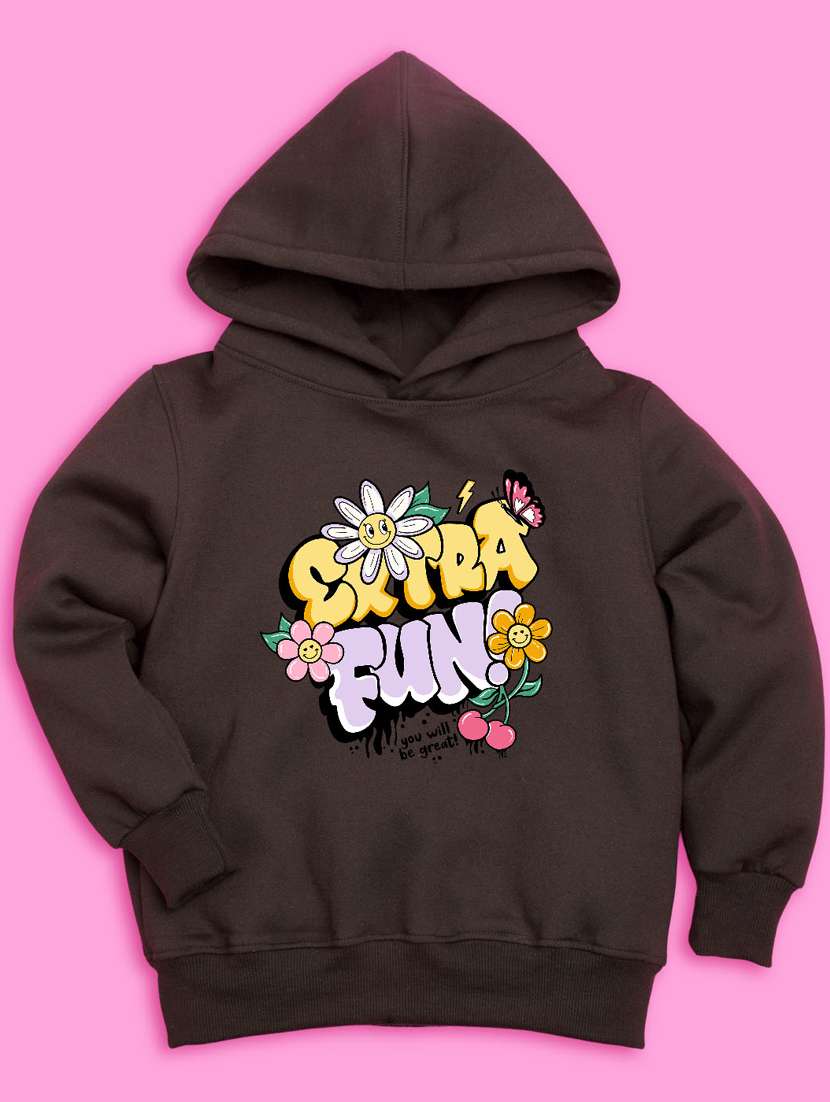 brown hooded neck sweatshirts