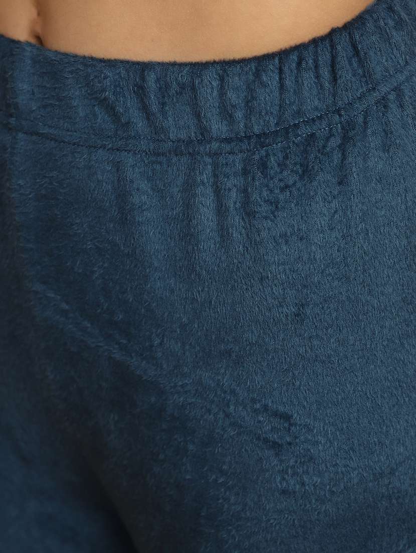 women solid full length woolen legging - 20685852 -  Standard Image - 5