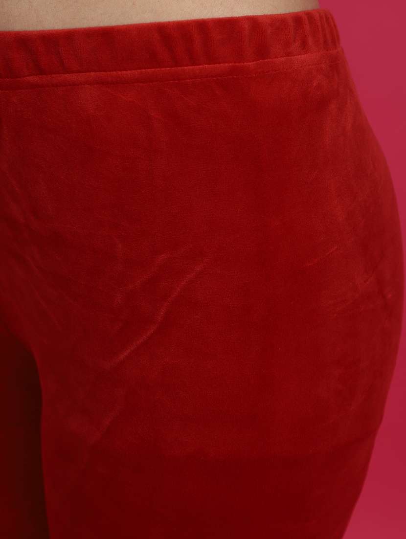 women solid full length legging - 20685860 -  Standard Image - 5