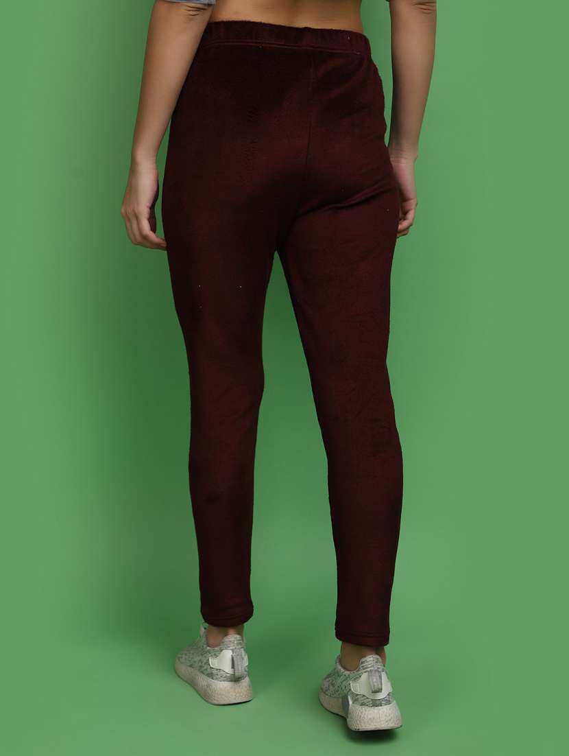 women solid full length legging - 20685863 -  Standard Image - 3