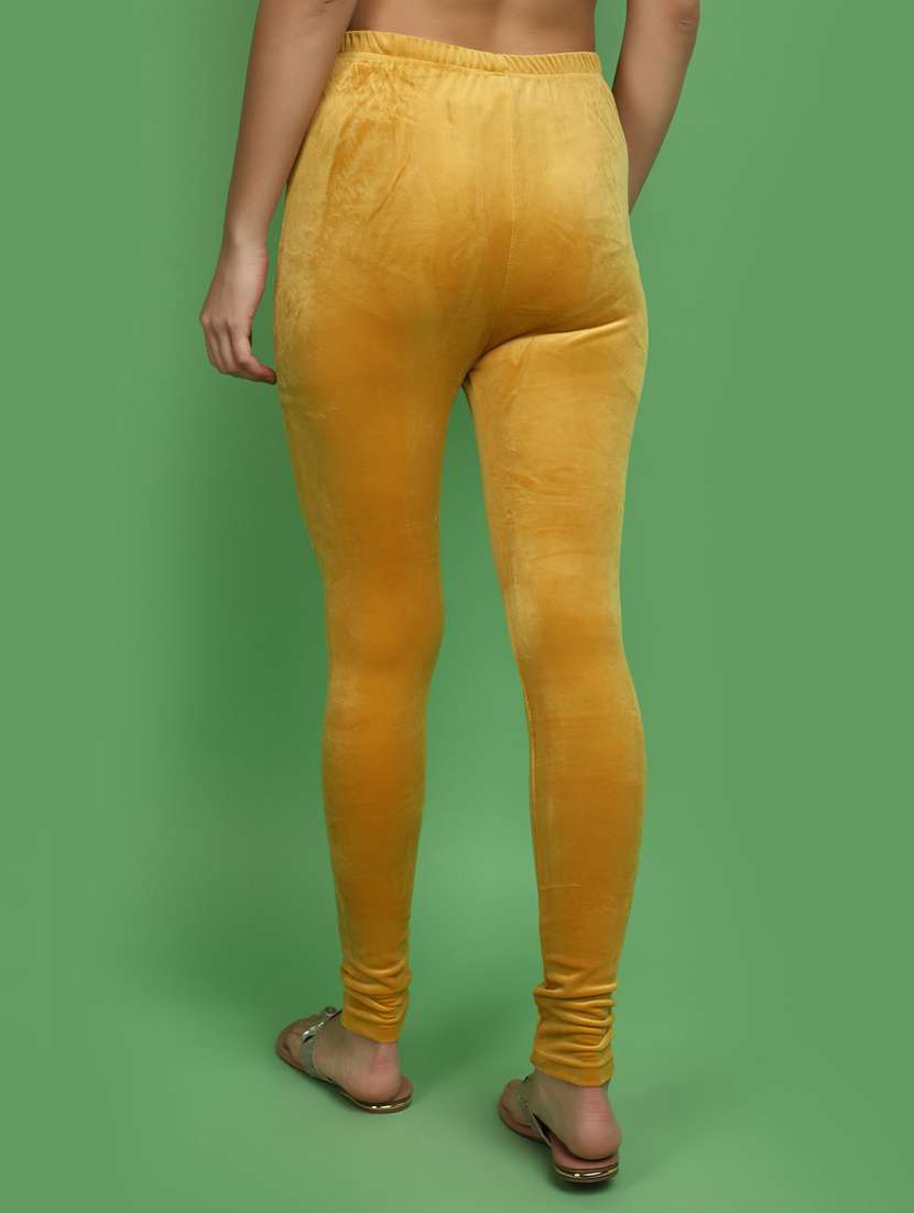 women solid full length legging - 20685868 -  Standard Image - 3