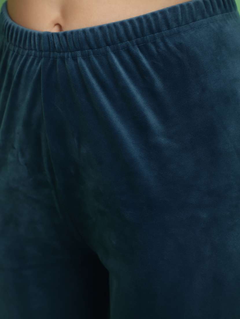 women solid full length legging - 20685869 -  Standard Image - 5