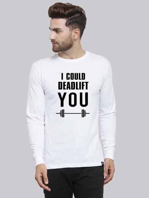 men round neck front print t-shirt - 20685883 -  Standard Image - 0