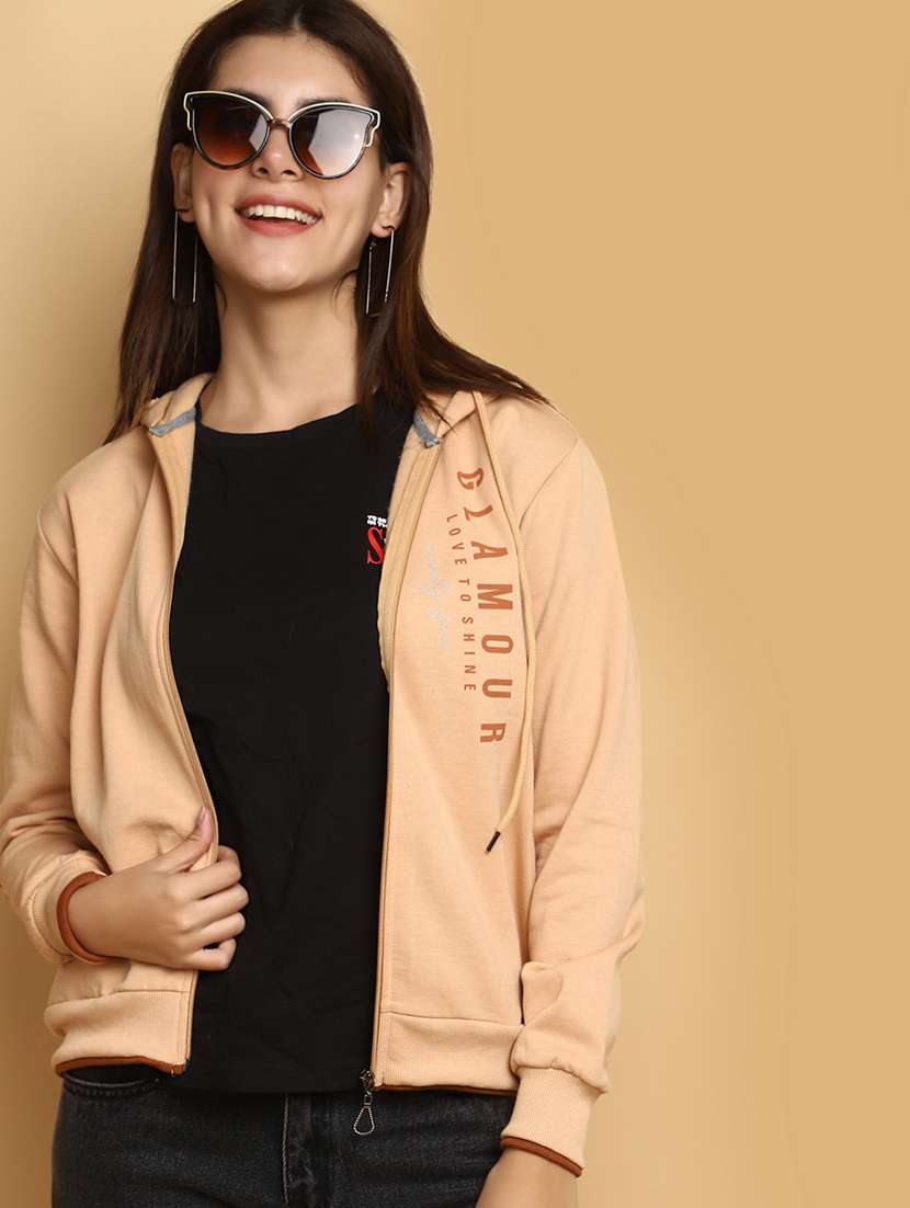 women placement print long sleeve sweatshirt - 20686423 -  Standard Image - 3