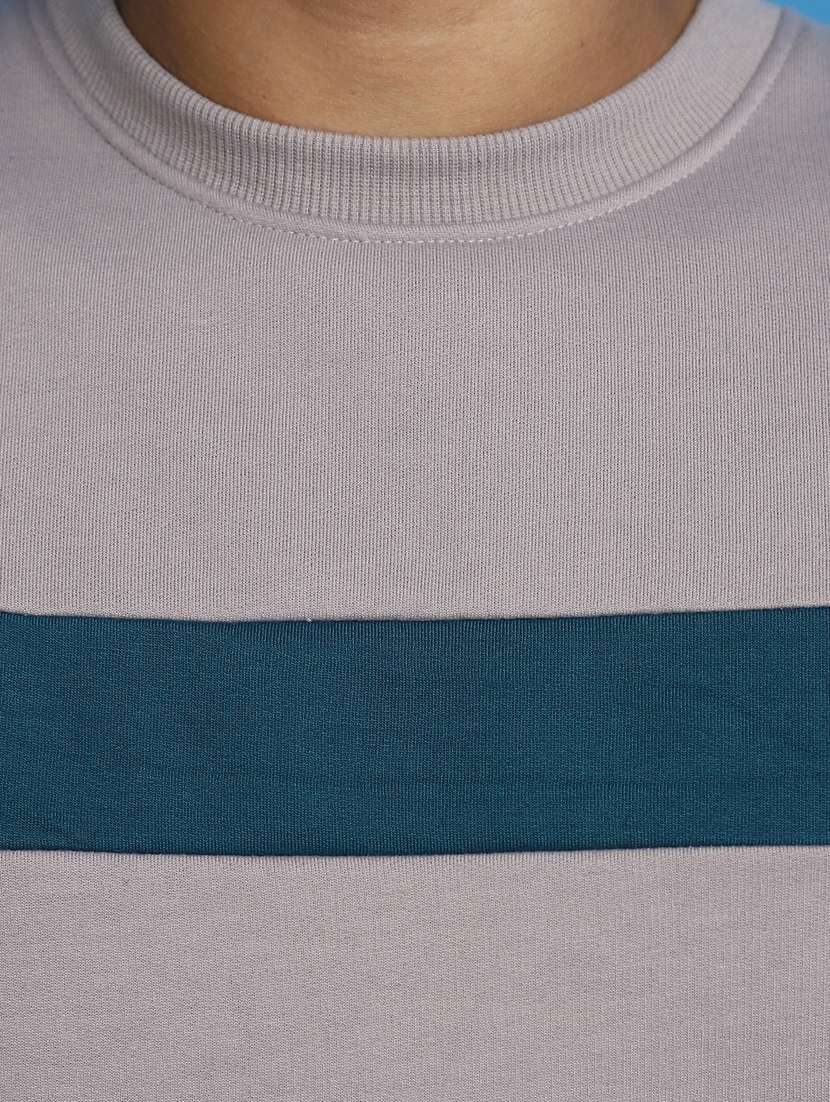 men chest print crew neck sweatshirt - 20686643 -  Standard Image - 5