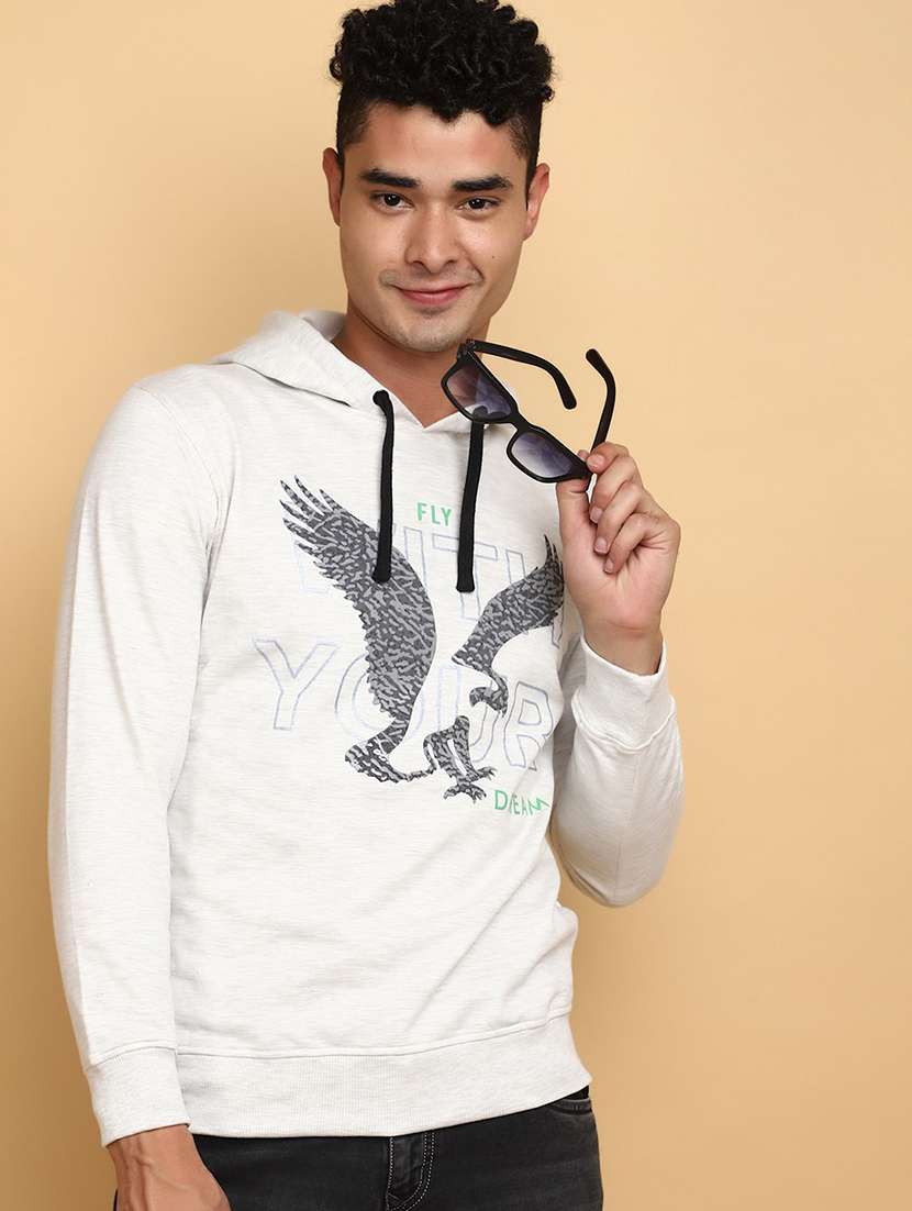 light grey cotton regular sweatshirt - 20686700 -  Standard Image - 3