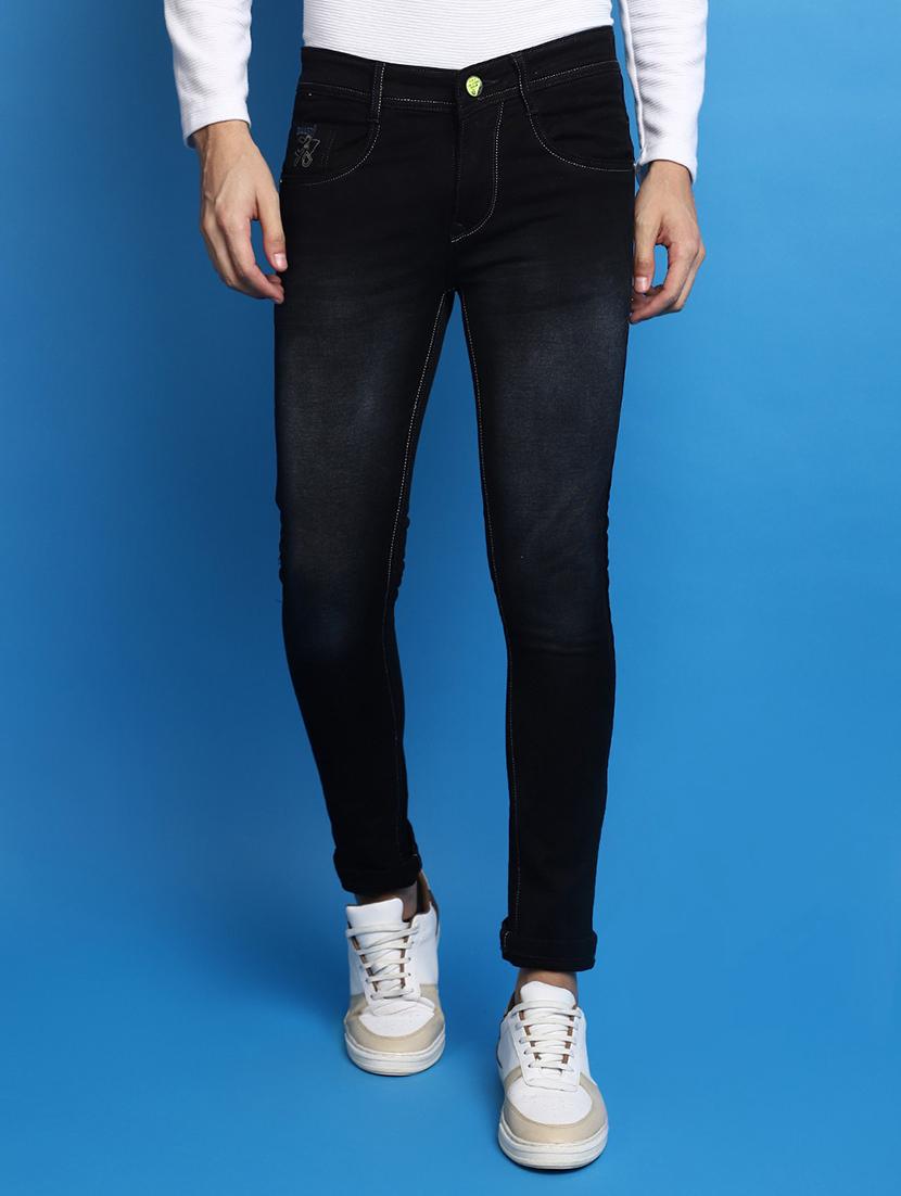 mens slim fit plain jeans - 20686923 - Zoom Image - 0