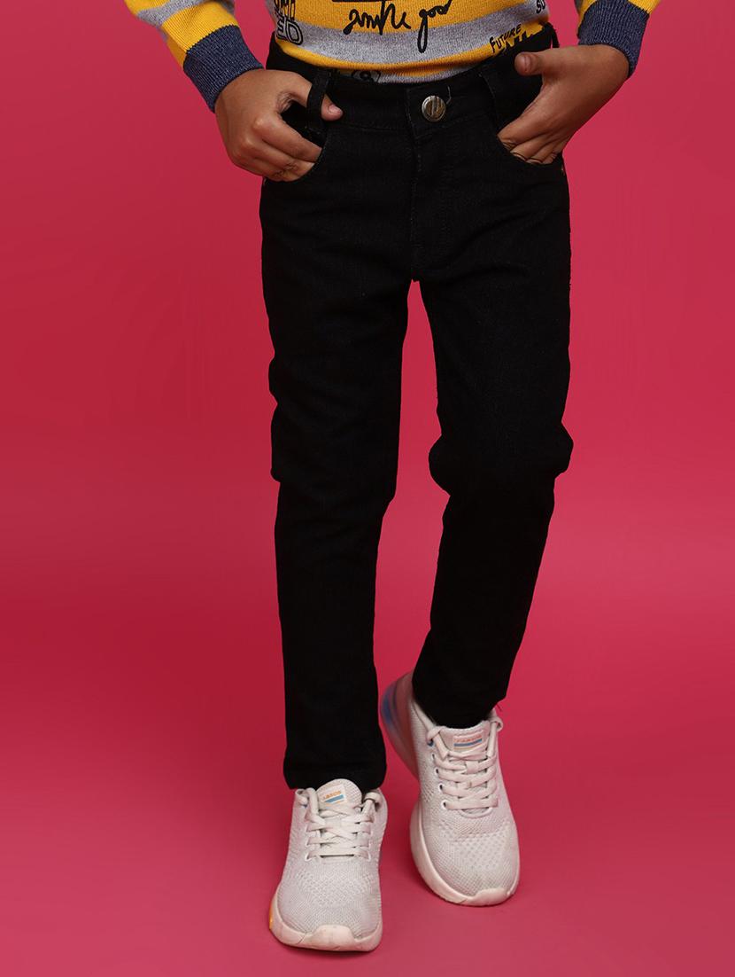boy's plain slim fit jeans - 20686980 - Zoom Image - 0
