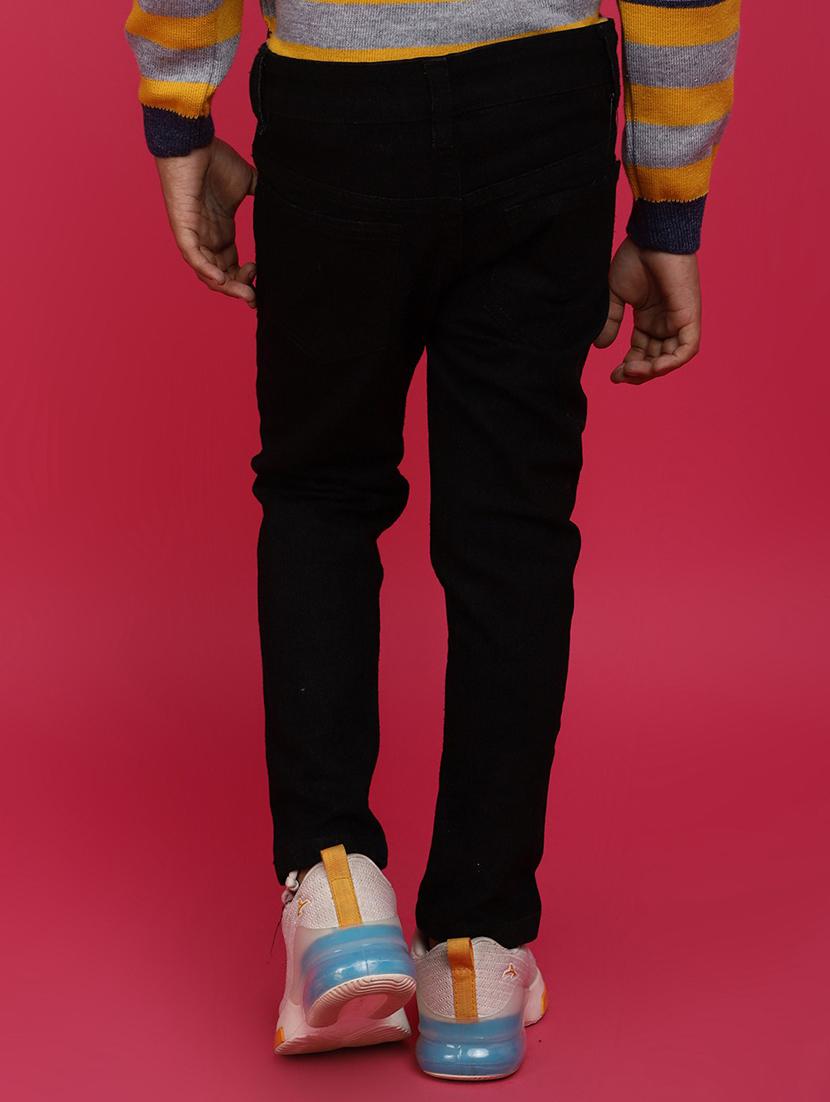 boy's plain slim fit jeans - 20686980 - Standard Image - 3