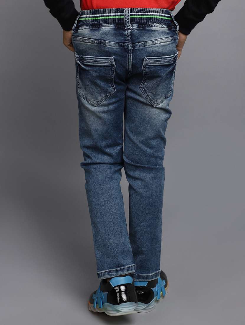 boy's printed slim fit jeans - 20687007 -  Standard Image - 3